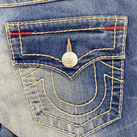 True religion distressed boot cut jeans Size 27 - Picture 5 of 13